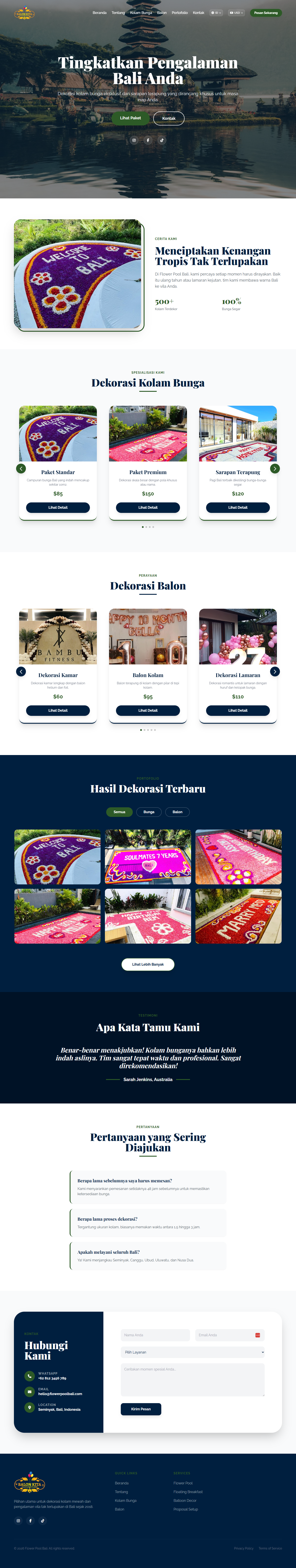 Flowerpool Bali